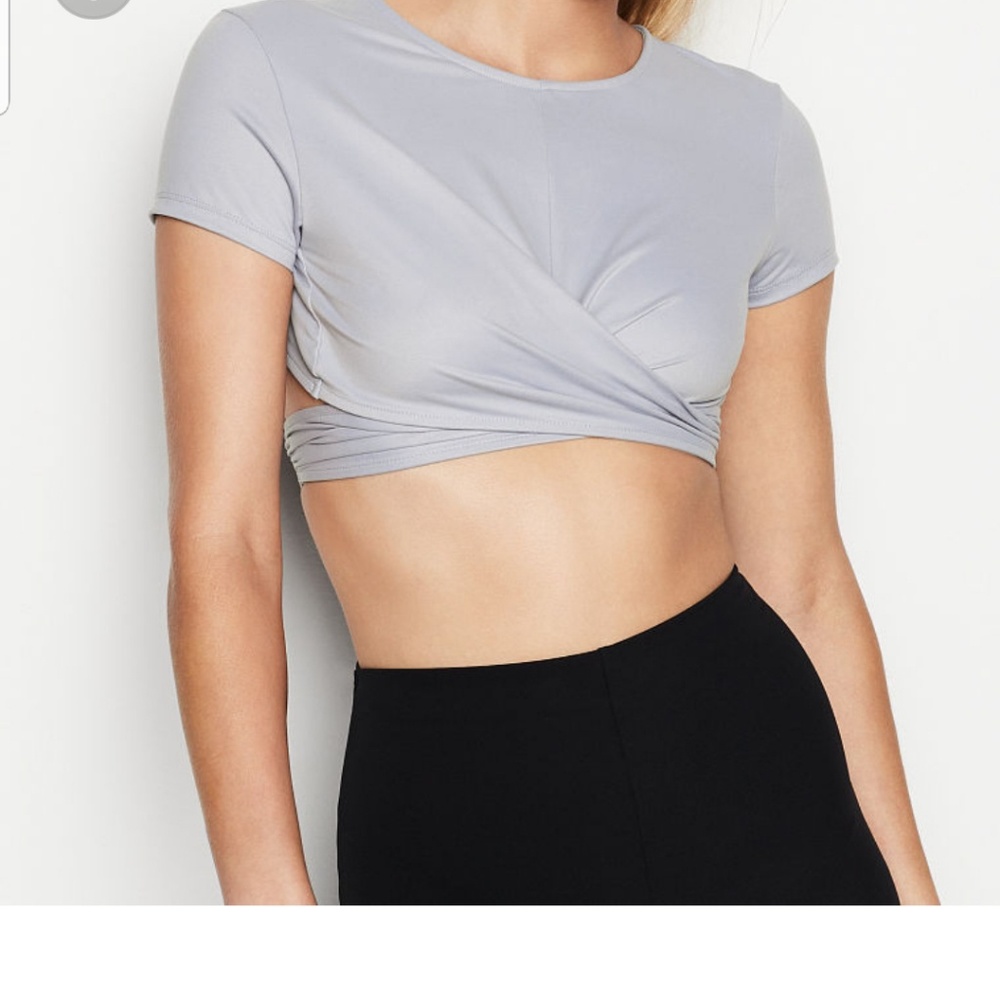 Victoria Secret Sport Crop Wrap Tops💪
